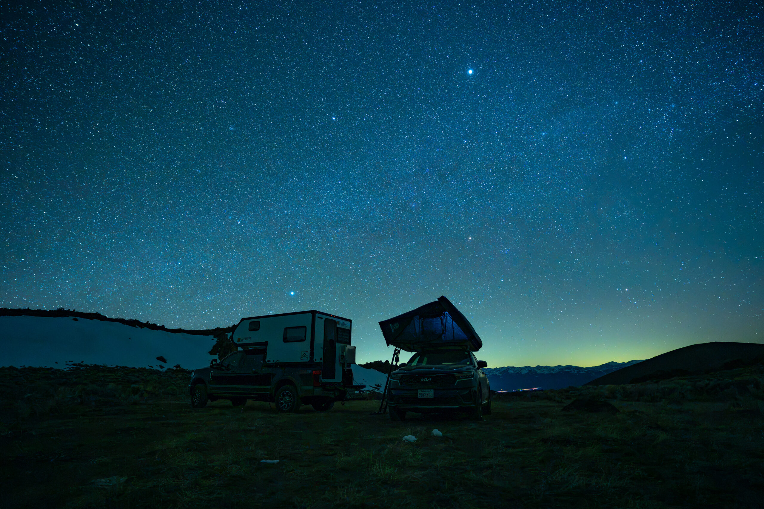 Car Campin’ Outside Bodie, CA