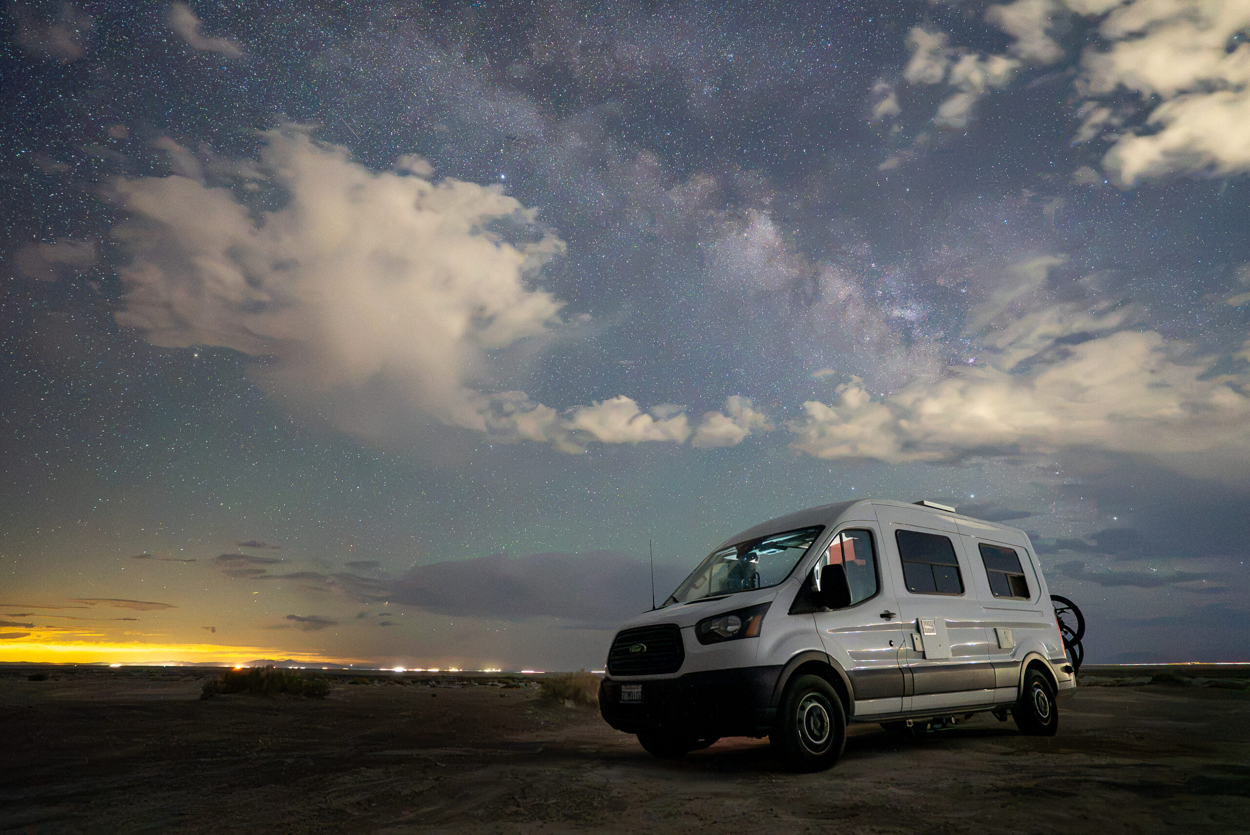 Car Campin’ Outside Bonneville Salt Flats