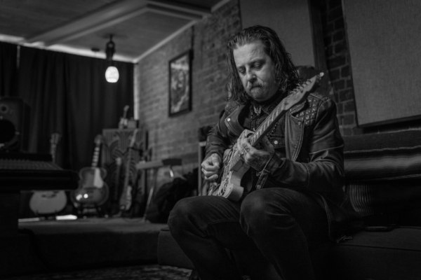 Dustin Burke in the Studio
